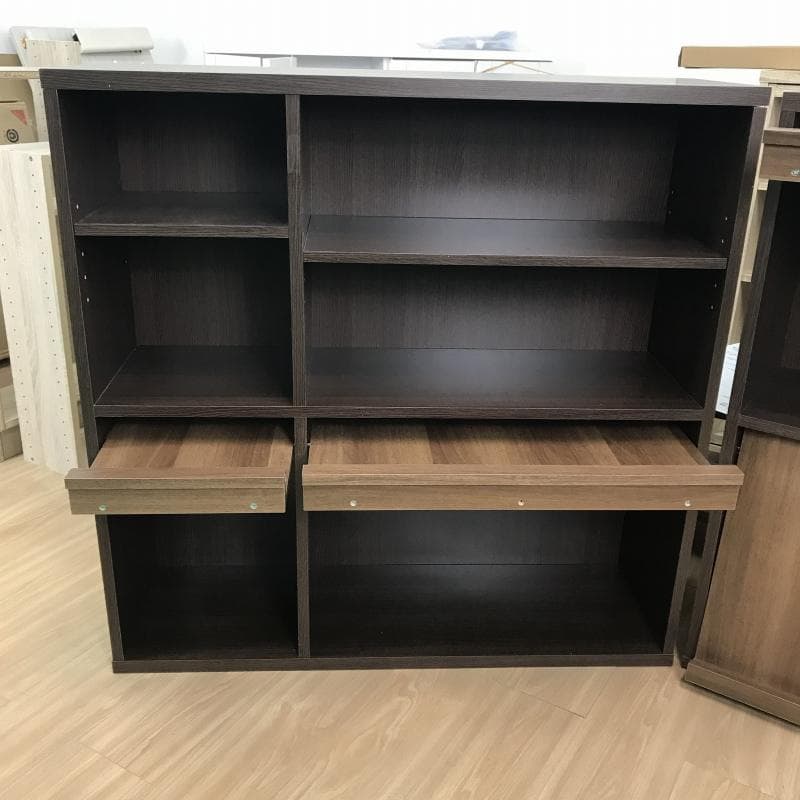 ☆【新品】大型フラップ書棚WNT 上下セット☆【OUTLET】