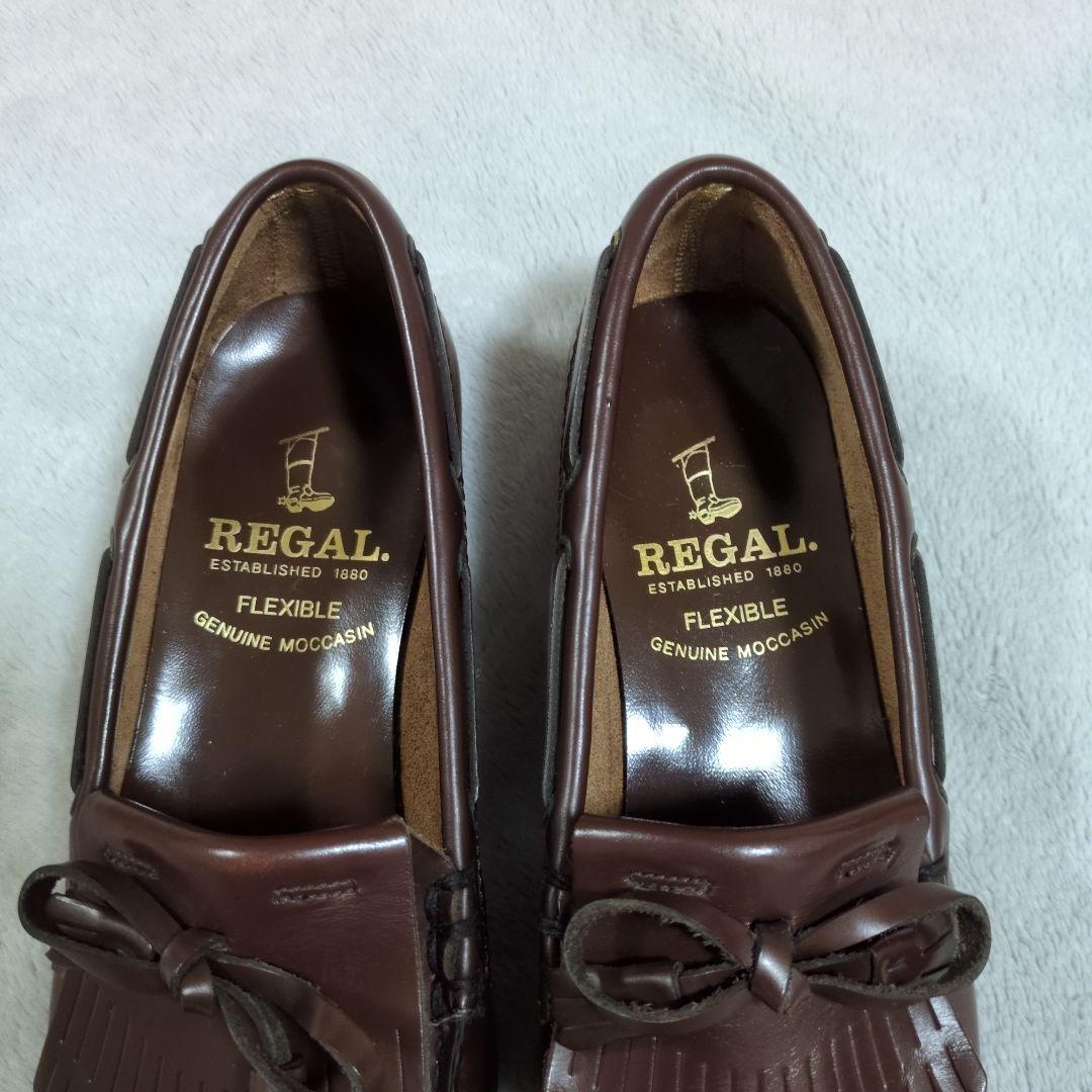 未使用 REGAL リーガル キルトタッセルローファー 22.5