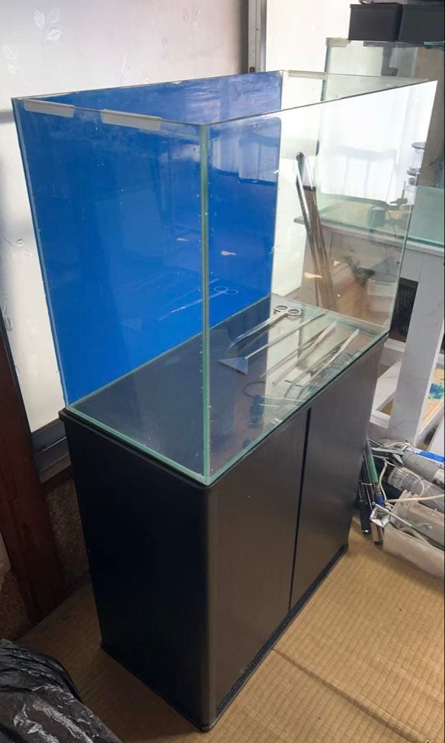 引き取り限定⇒ADAガラス水槽60-45-30 水槽台セット