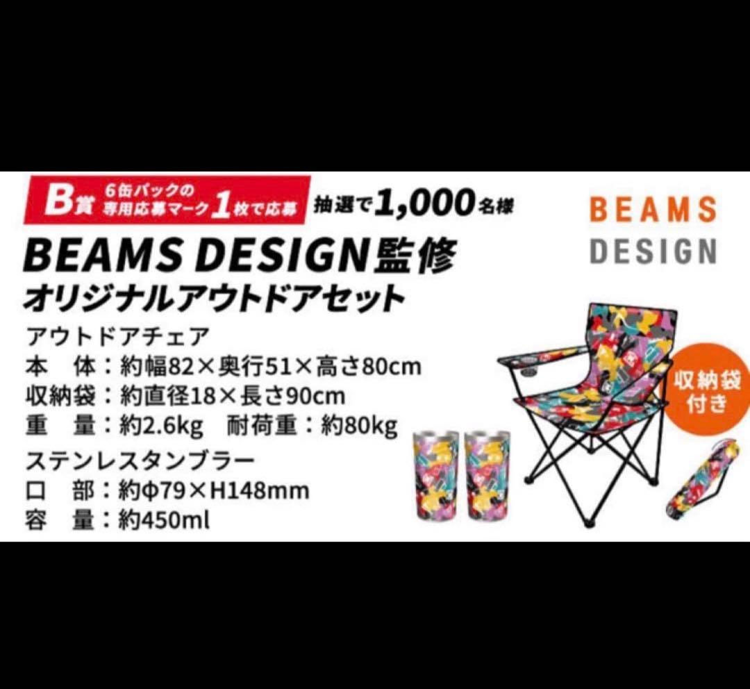 【非売品】BEAMS DESIGNオリジナルアウトドアセットアサヒスーパードライ
