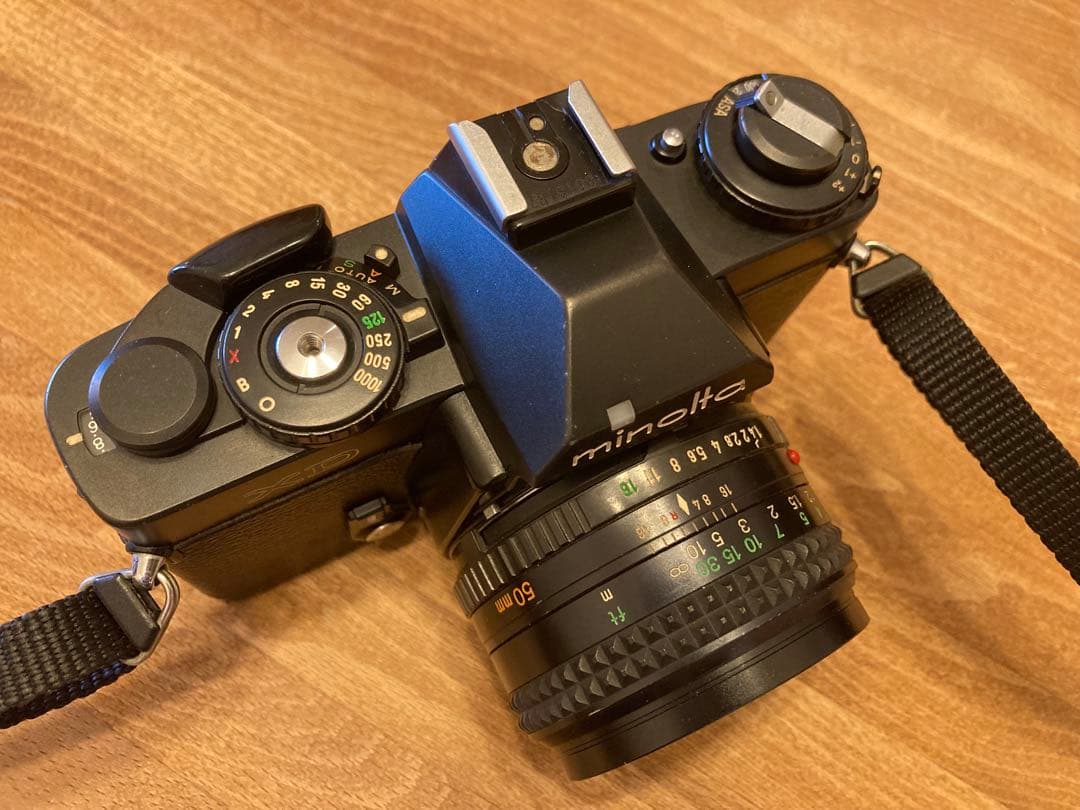 【精度良好・モルト交換済】Minolta XD 黒／MD 50mm f1.4