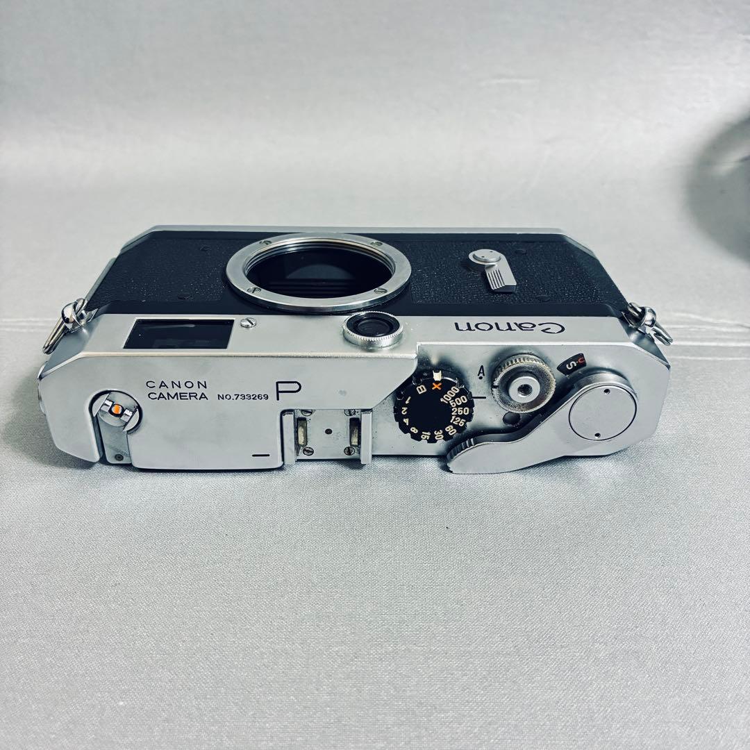 試写作例付　canon p 露出計付　50mm f1.8