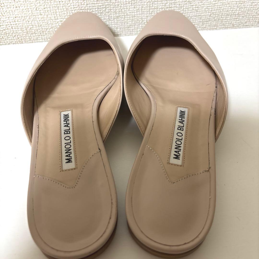 MANOLO BLAHNIK TAZA マノロブラニク 39 ミュール　パンプス