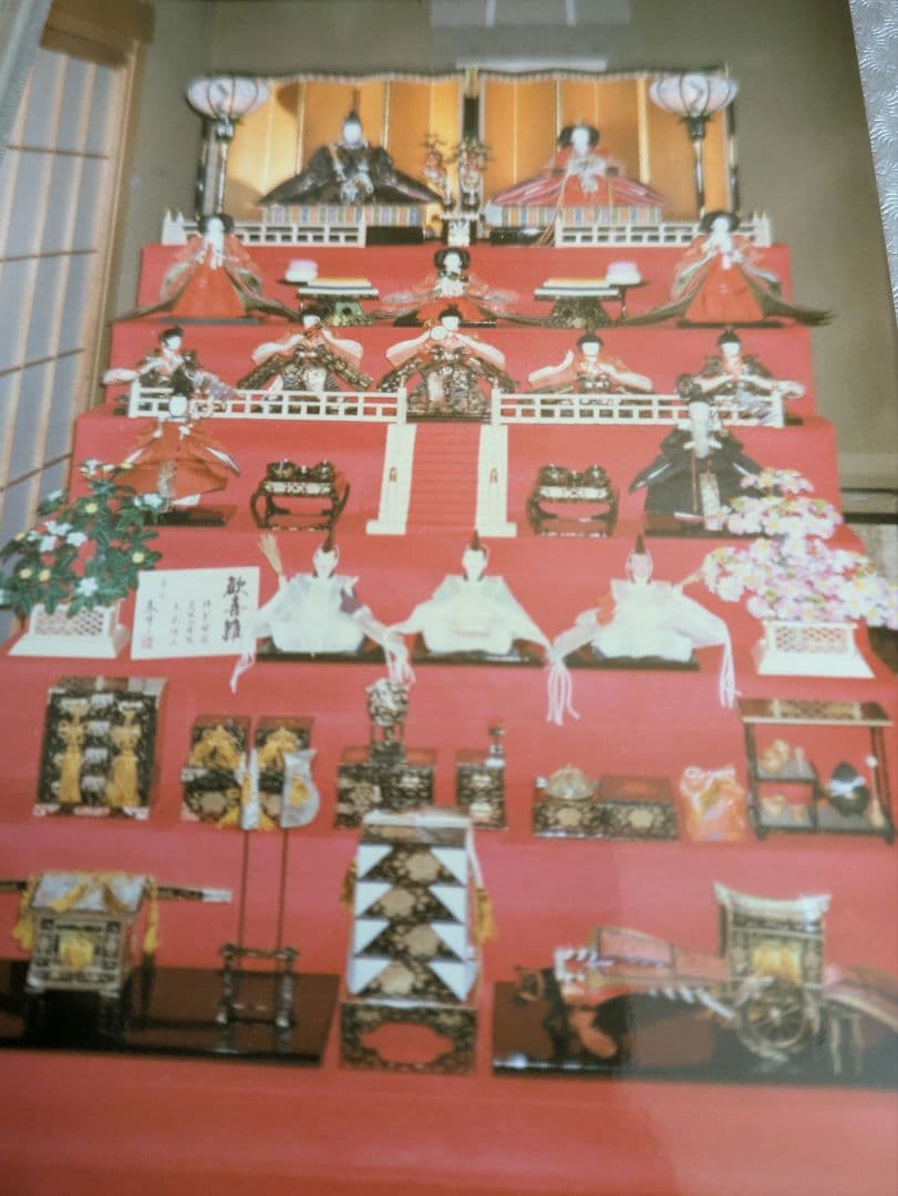 【更にお値下げ❗️】ひな祭り飾り御道具5点セット 漆塗り　伝統工芸品　長期保管品