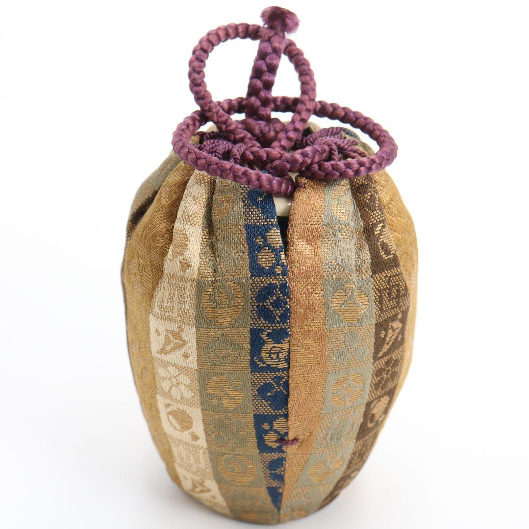 高取焼宗家 十一代 高取静山作 肩衝茶入 茶道具 共箱　V908　N9