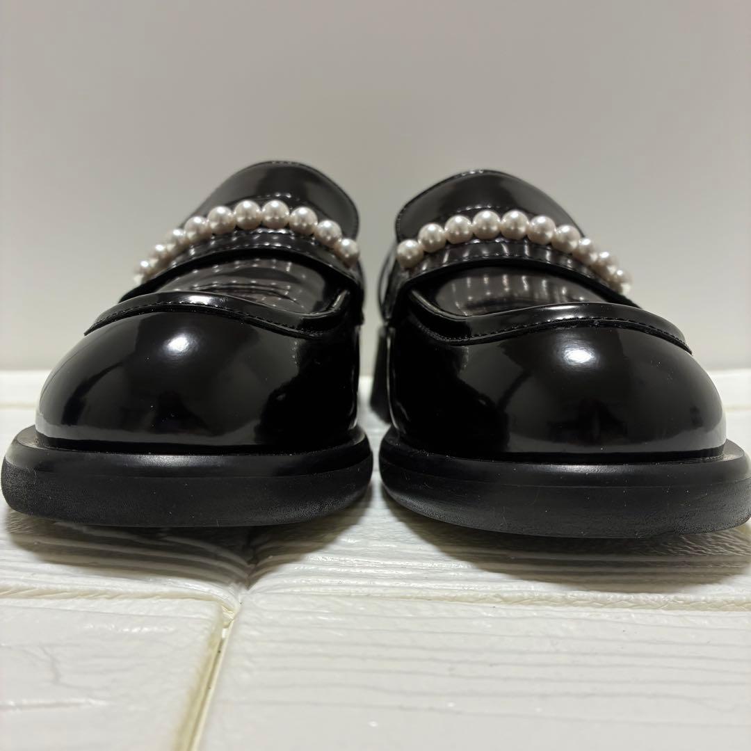 ★未使用級★STACCATO ミニマルパールローファー