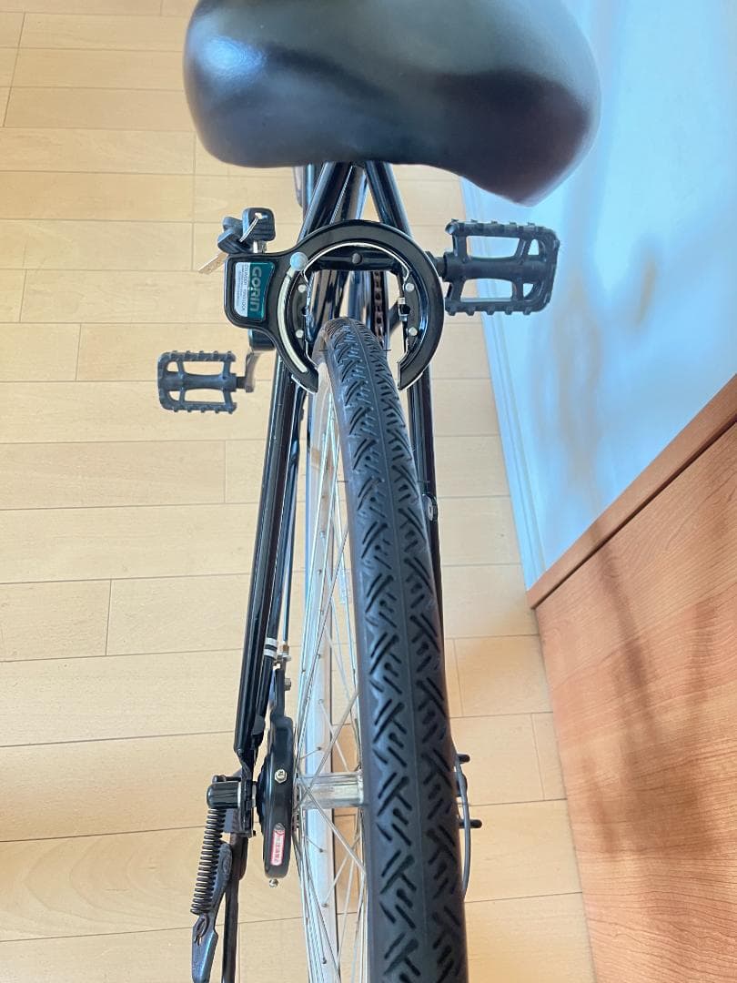 クロスバイクFITFIT 27インチ シマノ外装６段変速 black　引取専用