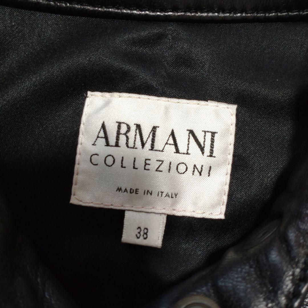 ARMANI COLLEZIONI アルマーニコレツォーニ　ライダース　38