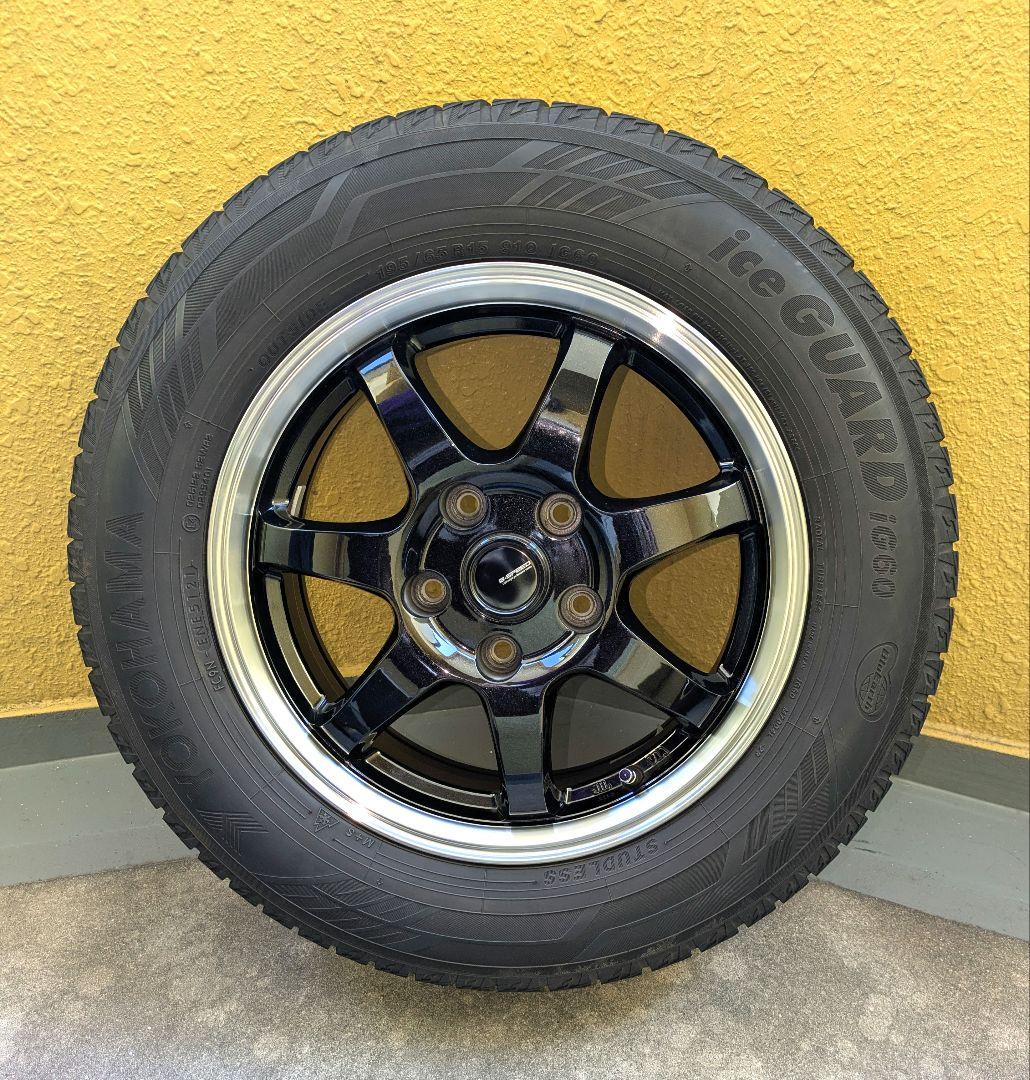 195/65r15ヨコハマig60、G-SPEEDP-03 15×6J ナット付