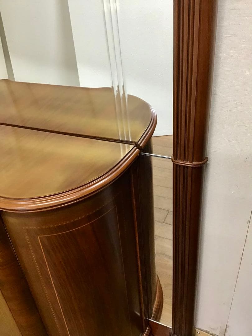 管842☆イタリア製☆ヴェローナクラシック☆超特大ミラー＆キャピネット