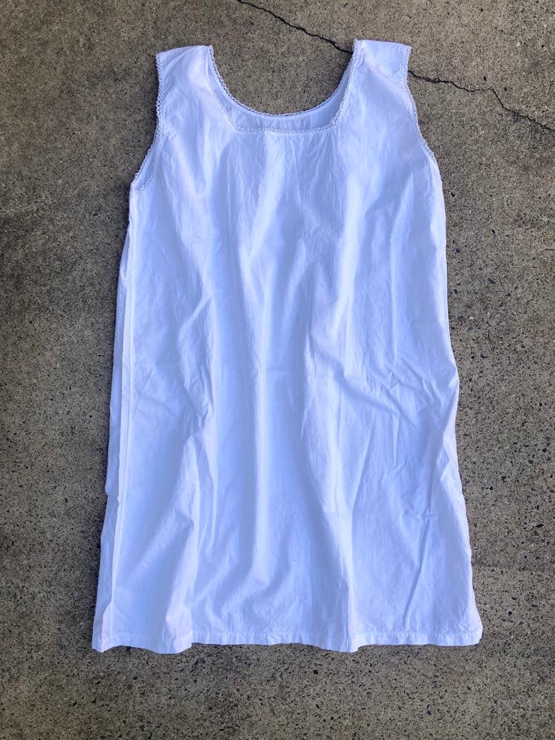 値下げ1920sフランスアンティークキャミソール　ヴィンテージthenime古着