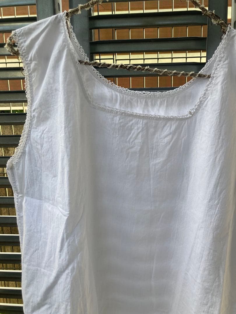 値下げ1920sフランスアンティークキャミソール　ヴィンテージthenime古着