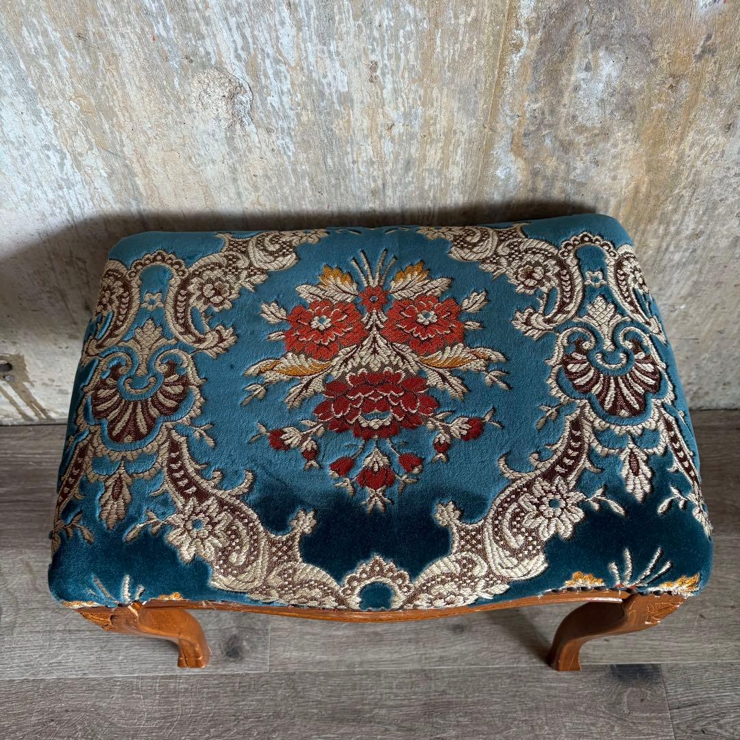 クラシック　猫脚スツール　ヴィンテージ レトロ