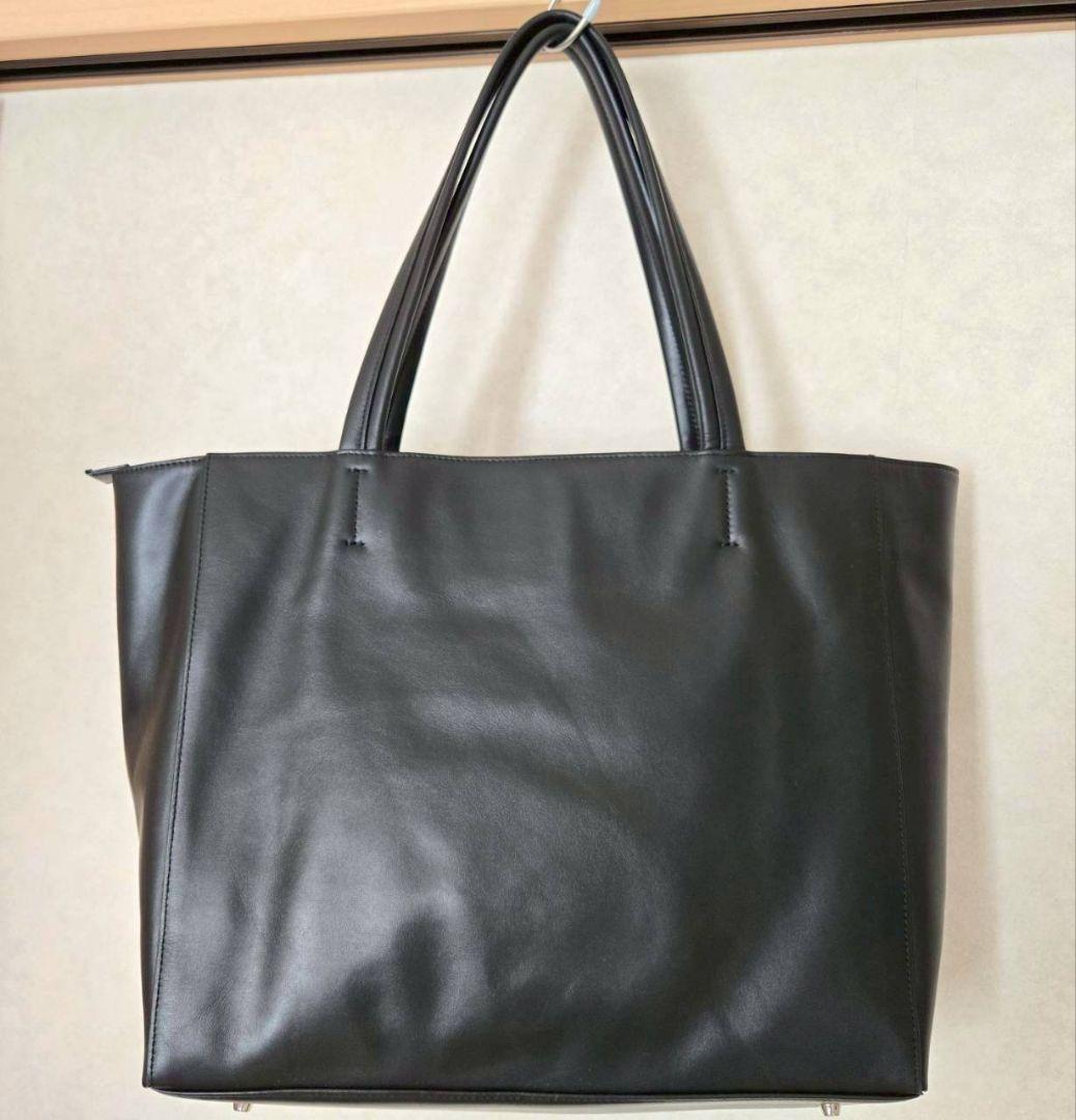 タケオキクチ　黒レザートートバッグ