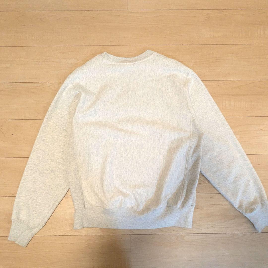 ★*様 美品 MoMA Championリバースウィーブロゴ入りトレーナー グレ