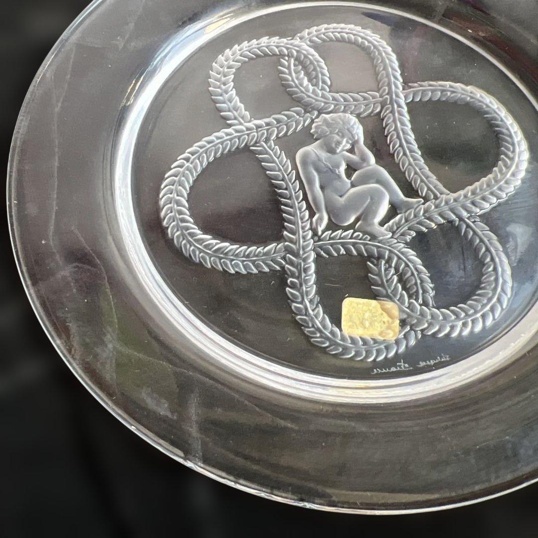 ルネ・ラリック　クリスタルガラス　お皿 2/6