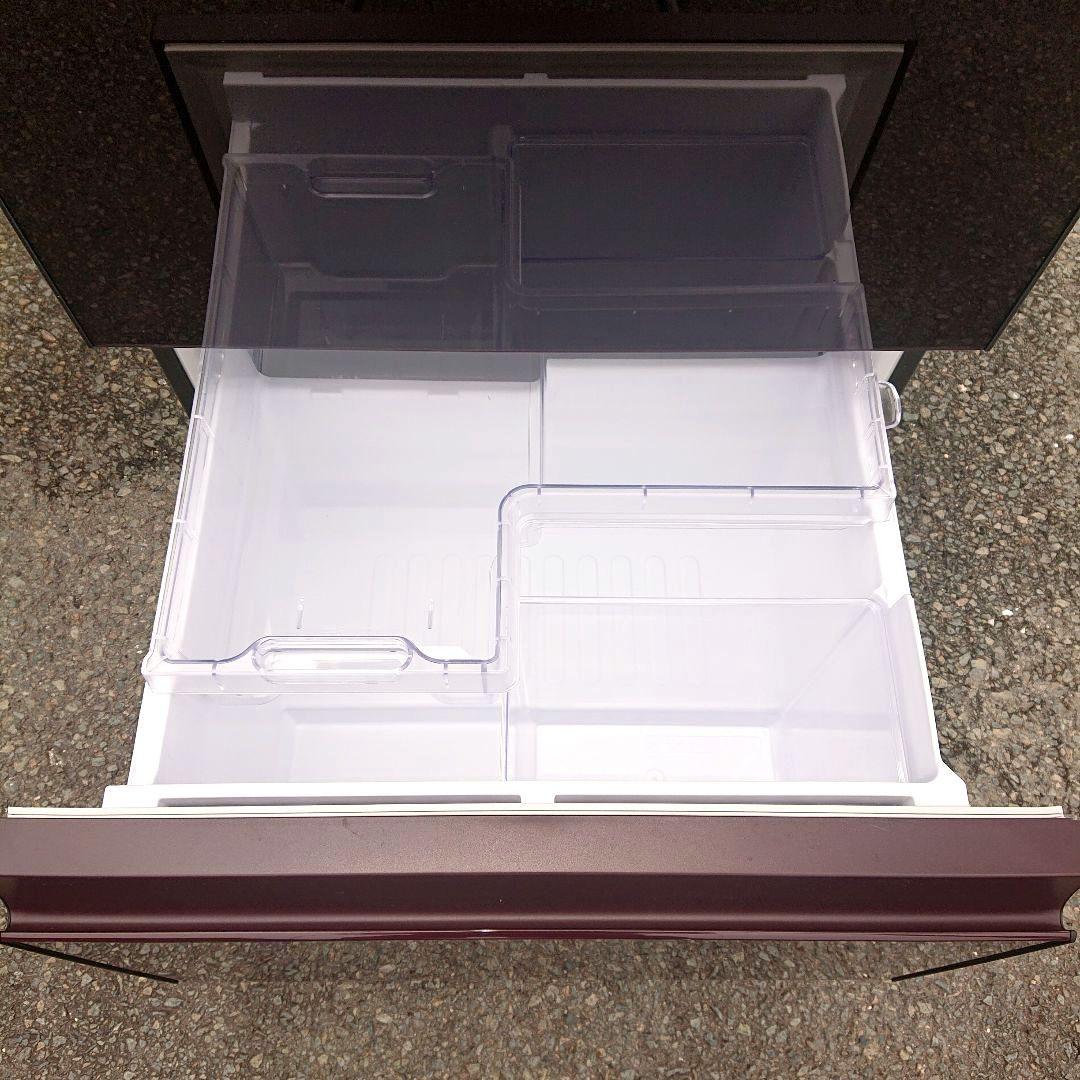 シャープ2018年プラズマクラスター冷蔵庫356L自動製氷 美品 送料設置無料