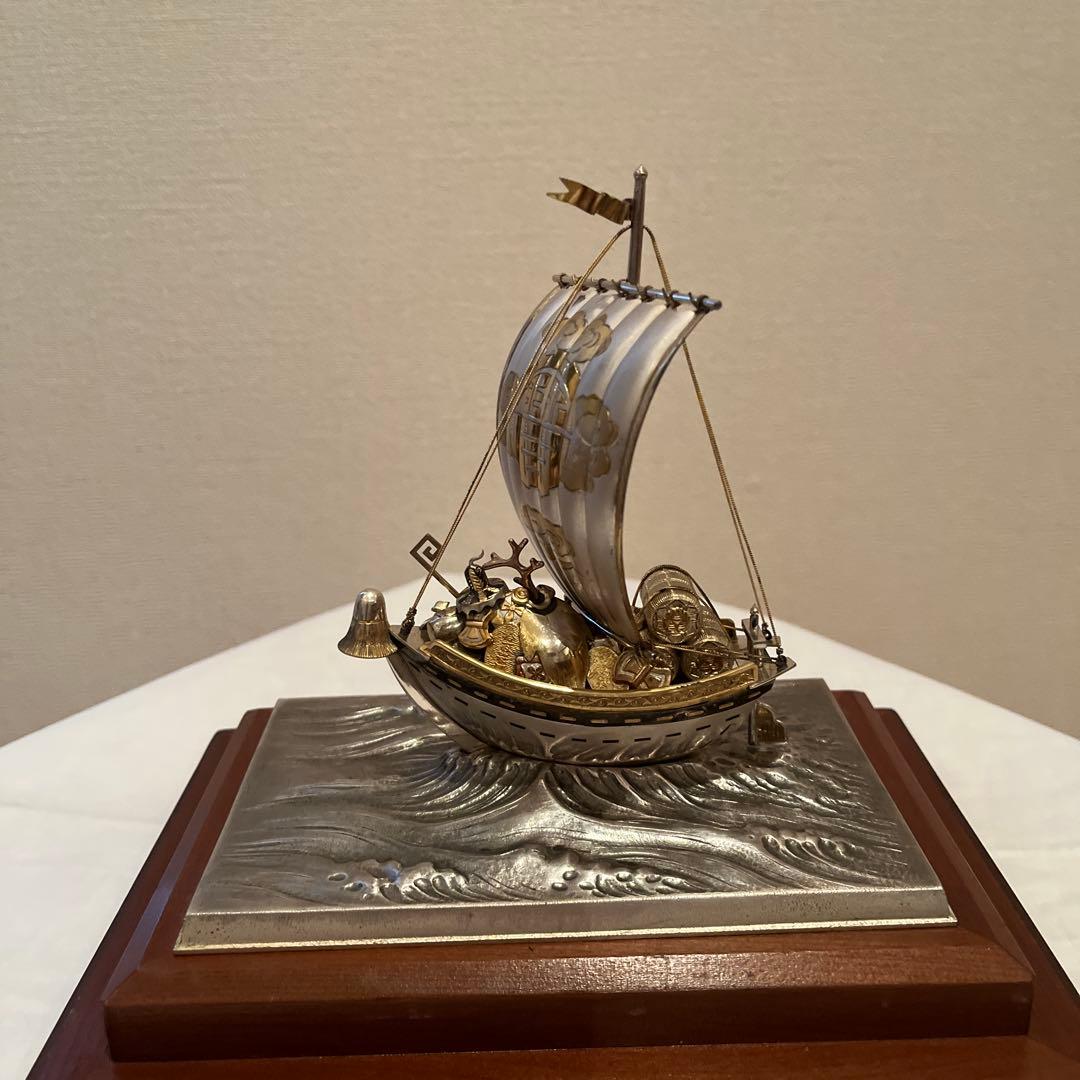 武比古　銀製 宝船 5号(房)