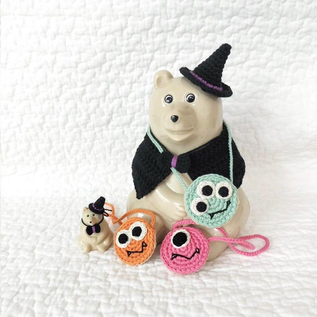 しろくま貯金箱＊ハロウィンコーデ