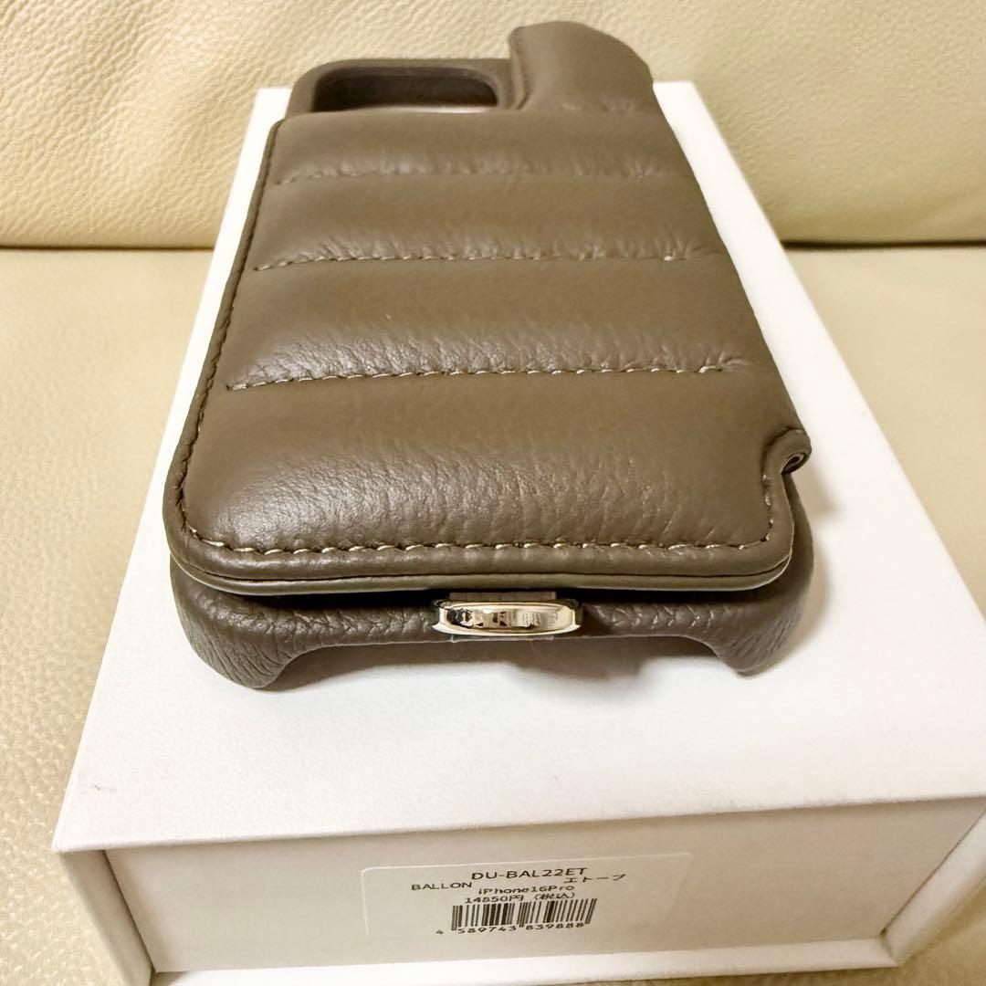 DEMIU デミュウ iPhone16Proカバー ケースBALLON エトープ