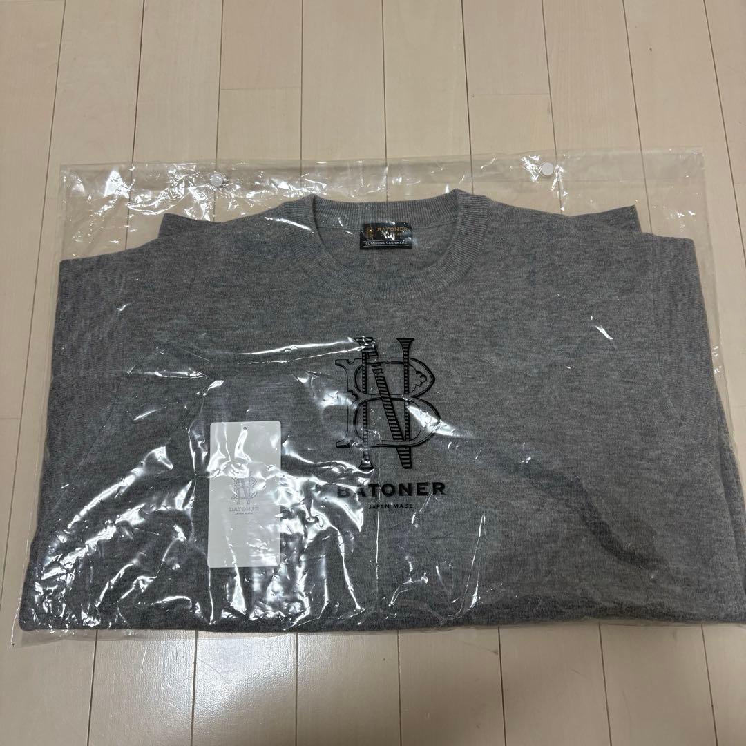 トップス BATONER 25AW SUNSHINE CASHMERE CREW NECK