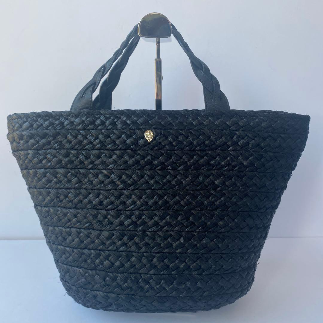美品 HELEN KAMINSKI Marhianna カゴバッグ トート 黒