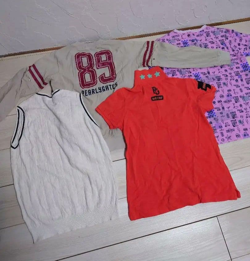 【23点】サイズ1 パーリーゲイツ ニット帽 パンツ シャツ タイツPEARLY