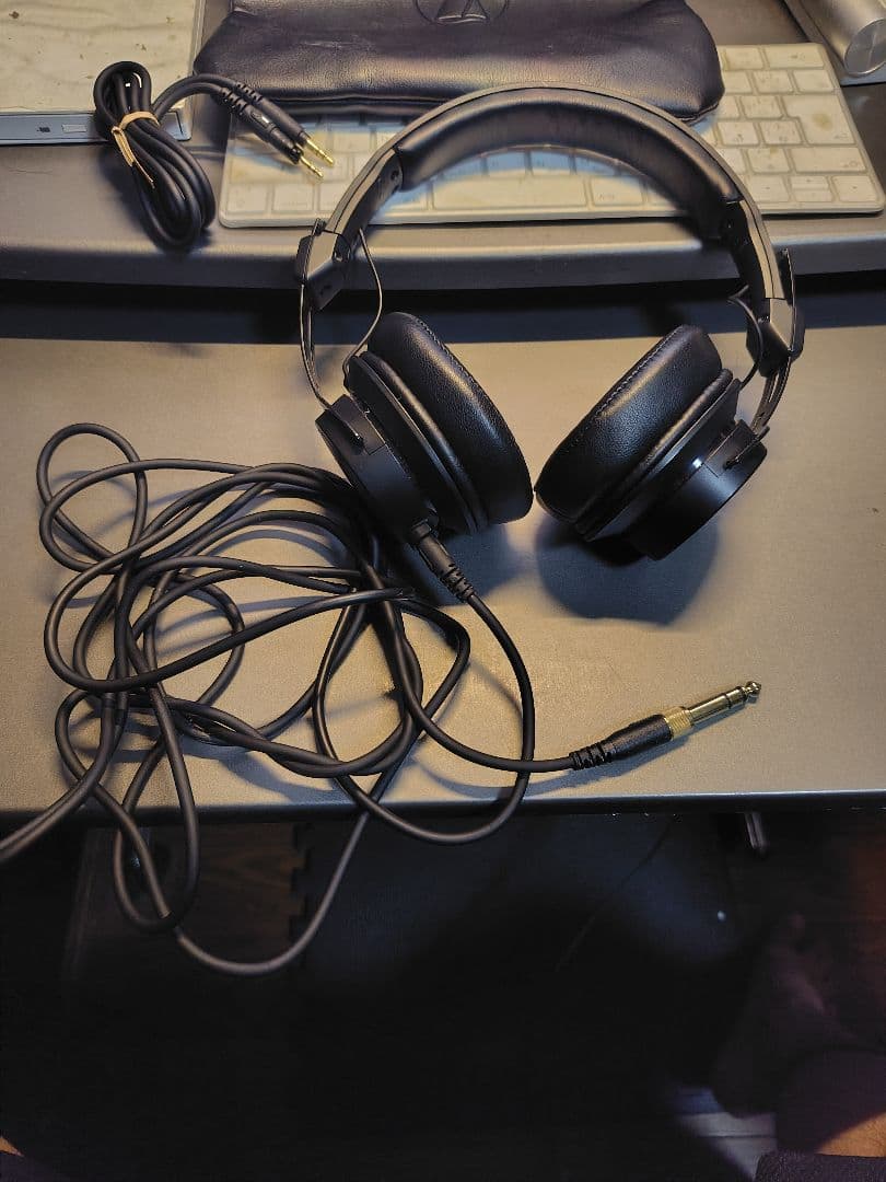 【audio-technica】ATH-M60x モニターヘッドホン　有線3m