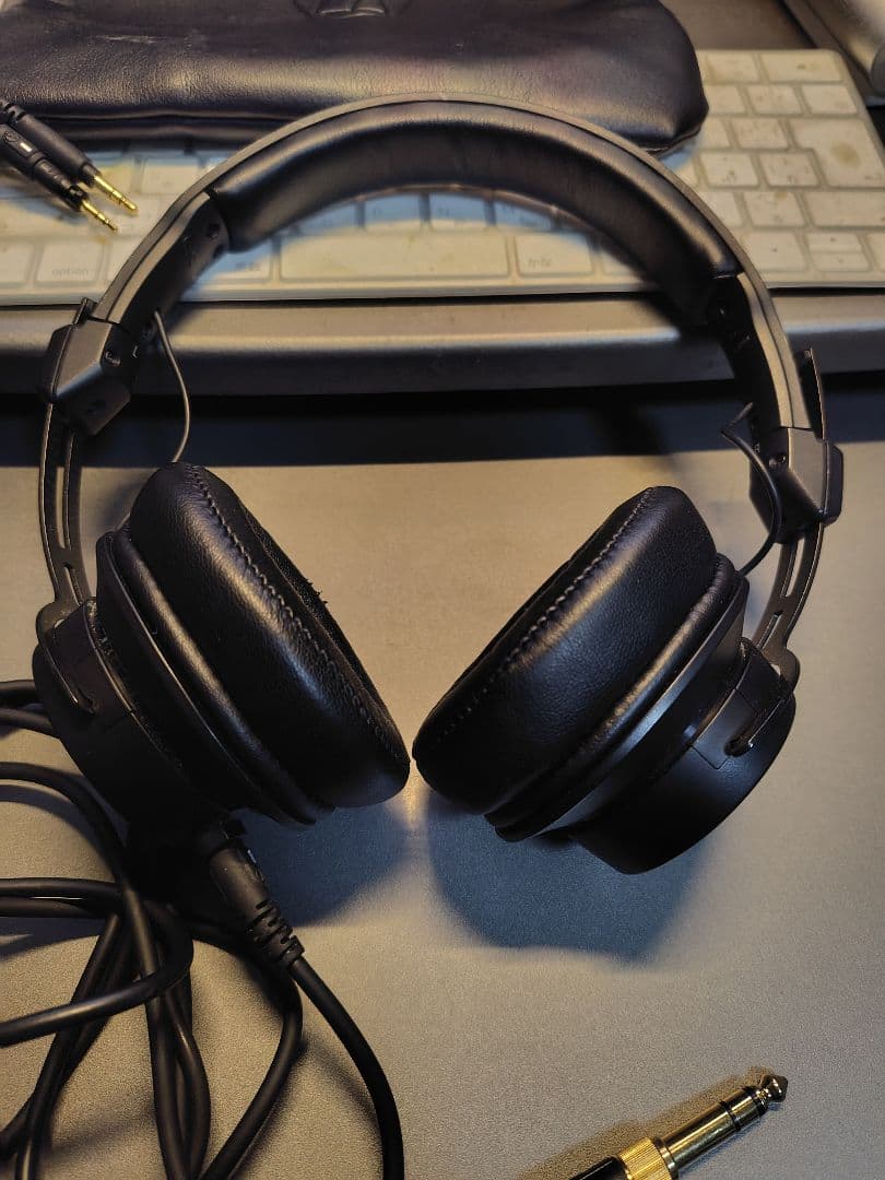 【audio-technica】ATH-M60x モニターヘッドホン　有線3m