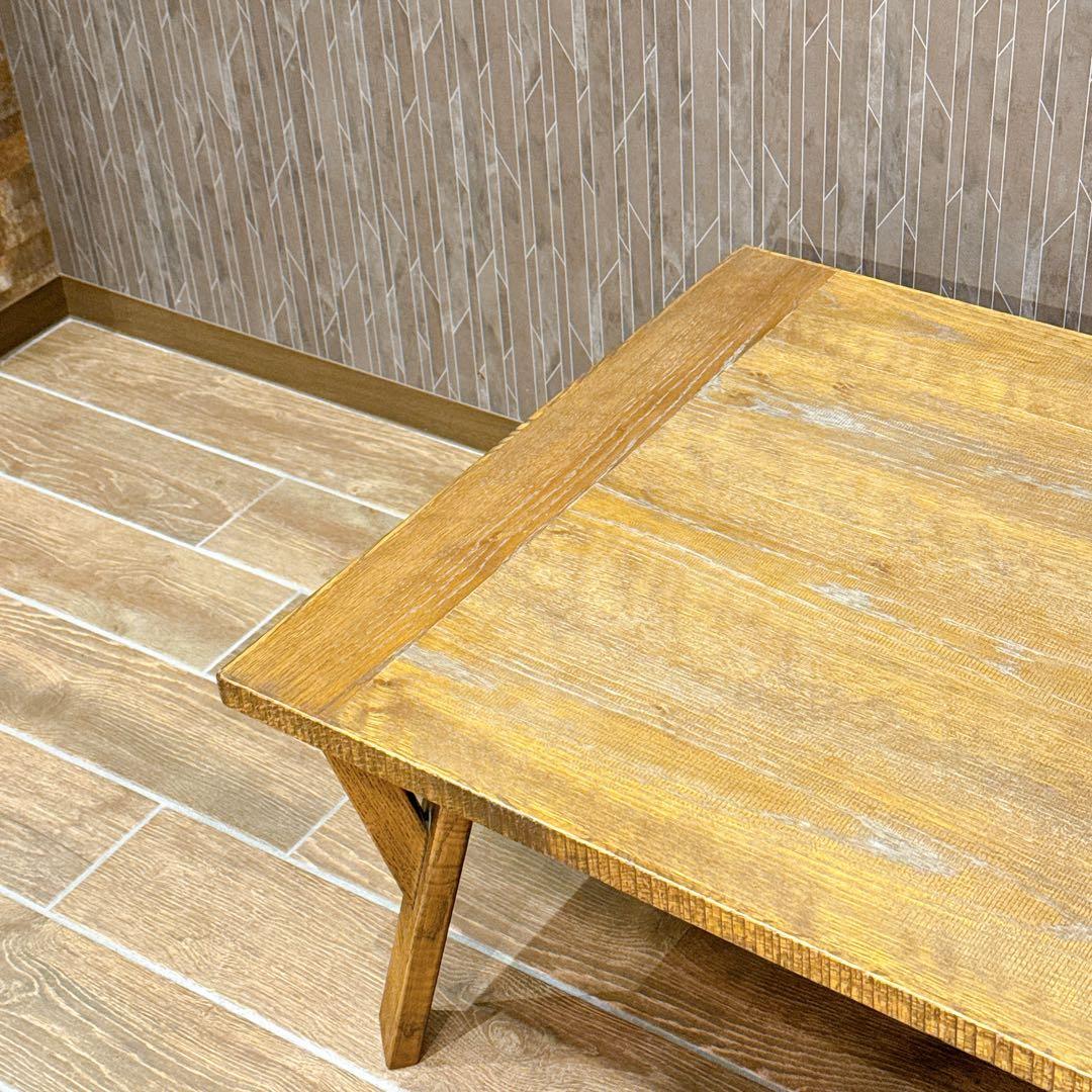 【美品・日本製】日美 家具調 こたつテーブル RUDE3 幅120cm 天然木