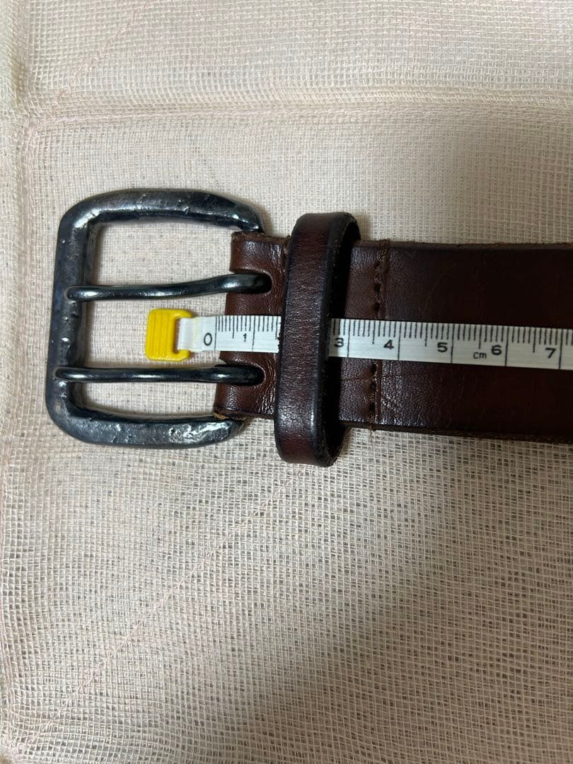 美品　45rpm￼ベルト　未使用　茶色　本革　sizeは寸法をご確認ください！