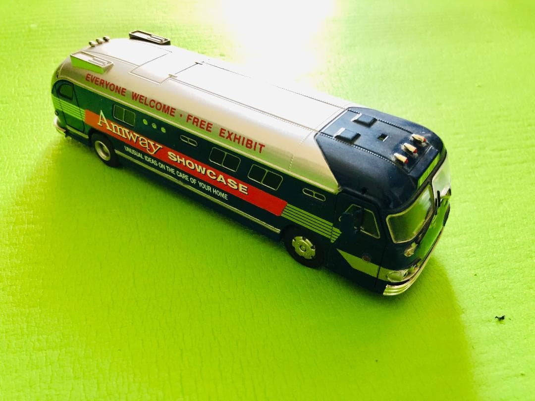 【激レア非売品】アムウェイ Amway バス 模型置物 ショーケース