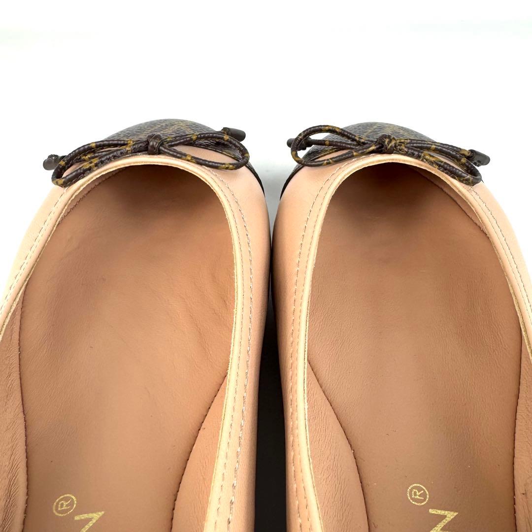 【ちー】ルイヴィトン　ポピ・ライン　パンプス　モノグラム　37 1/2