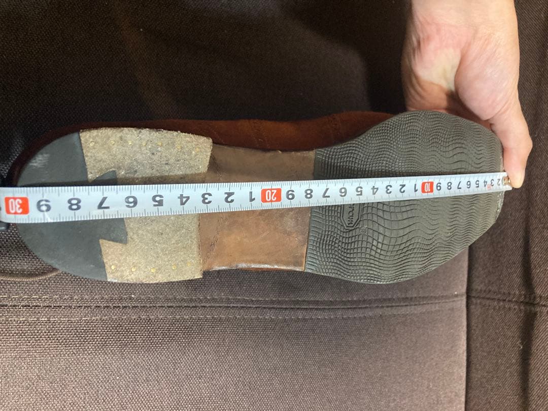 サ*ブ様 andanteブラウンスエード イミテーションフルブローグ