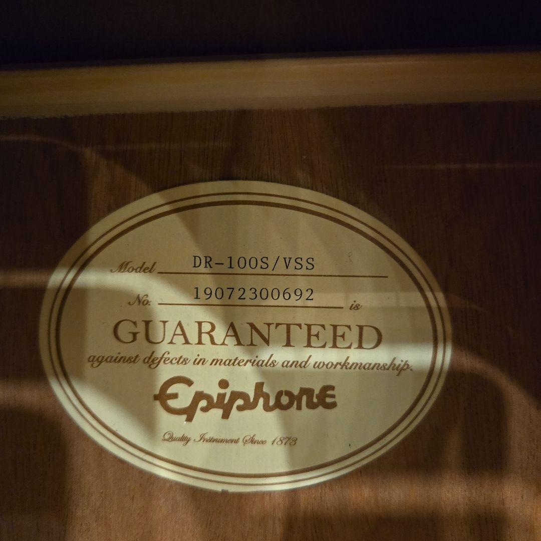 【美品】Epiphone DR-100S アコースティックギター エピフォン