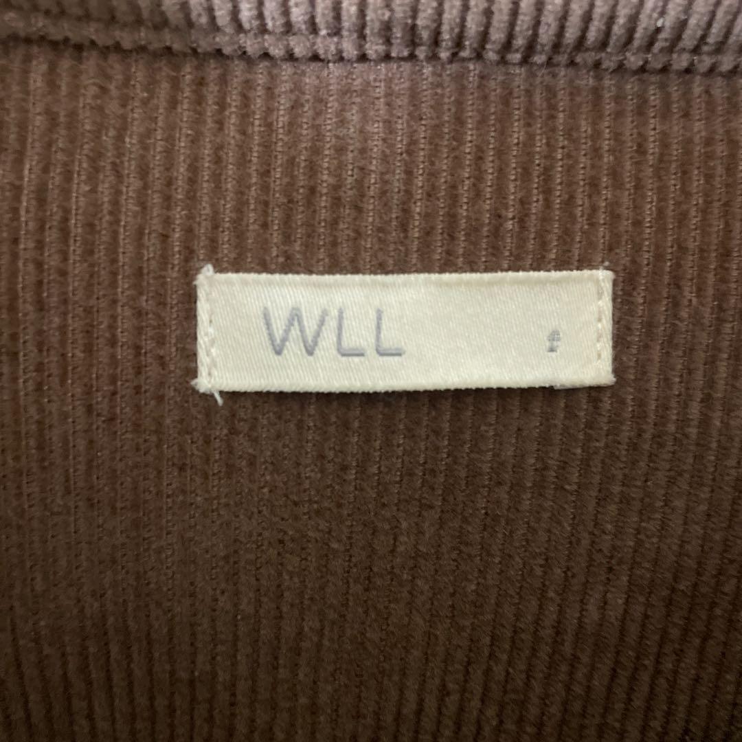 定価37000円 韓国 WLL ウールジャケット ブラウン