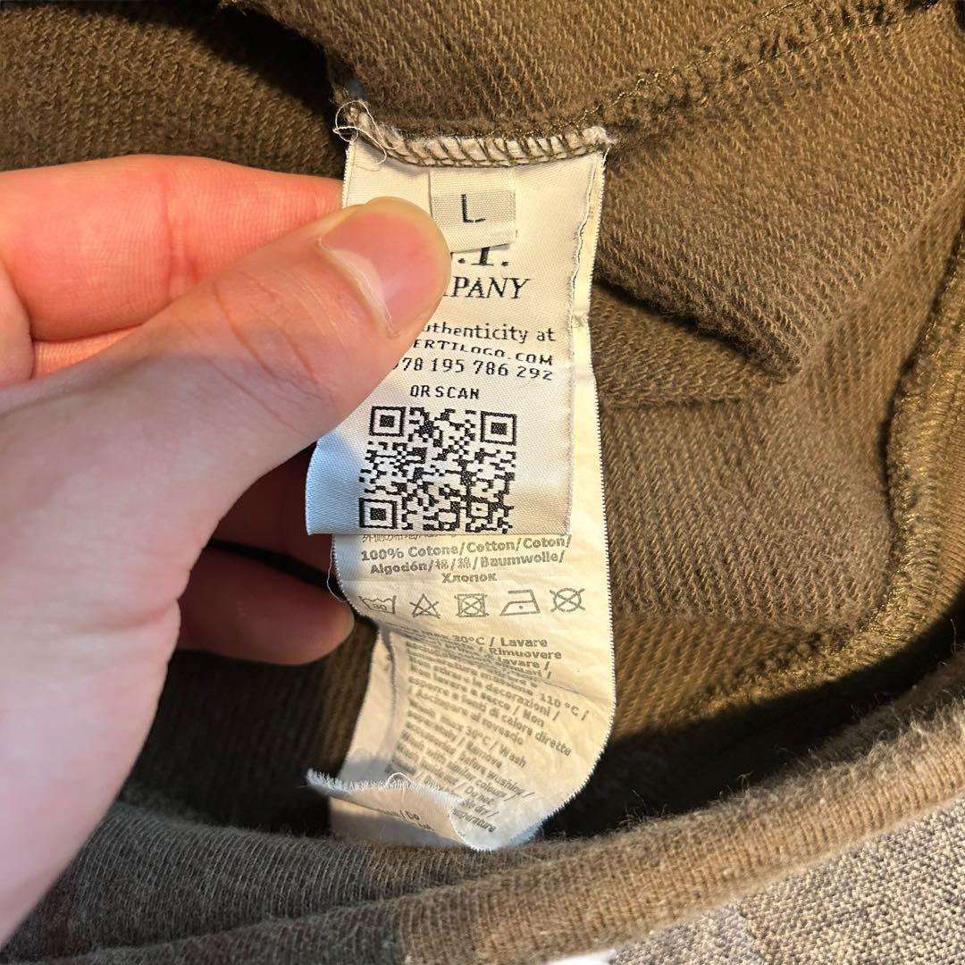 C.p company シーピーカンパニー　ゴーグル　スウェット　サムホール付