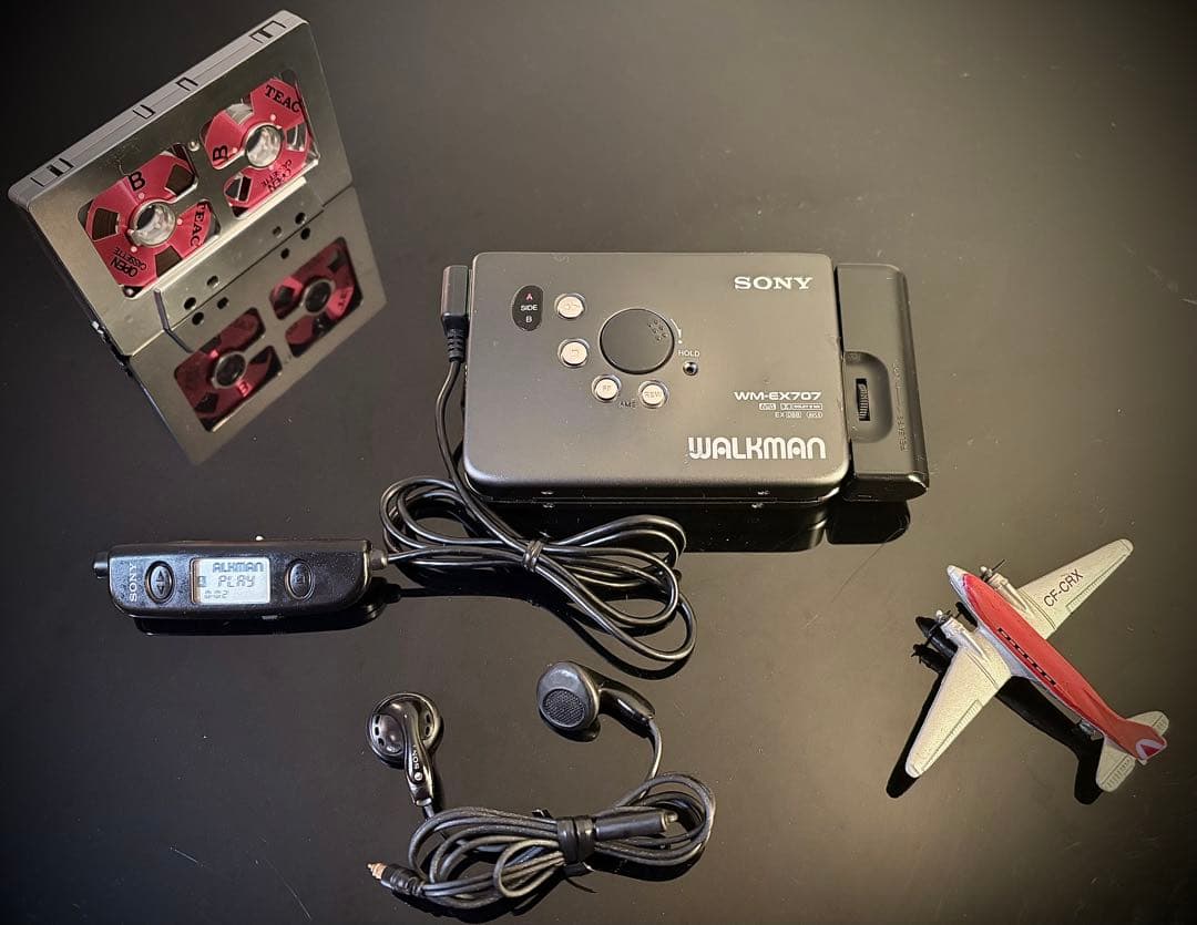 カセットウォークマン　SONY WM-EX707「整備済み、完動美品」