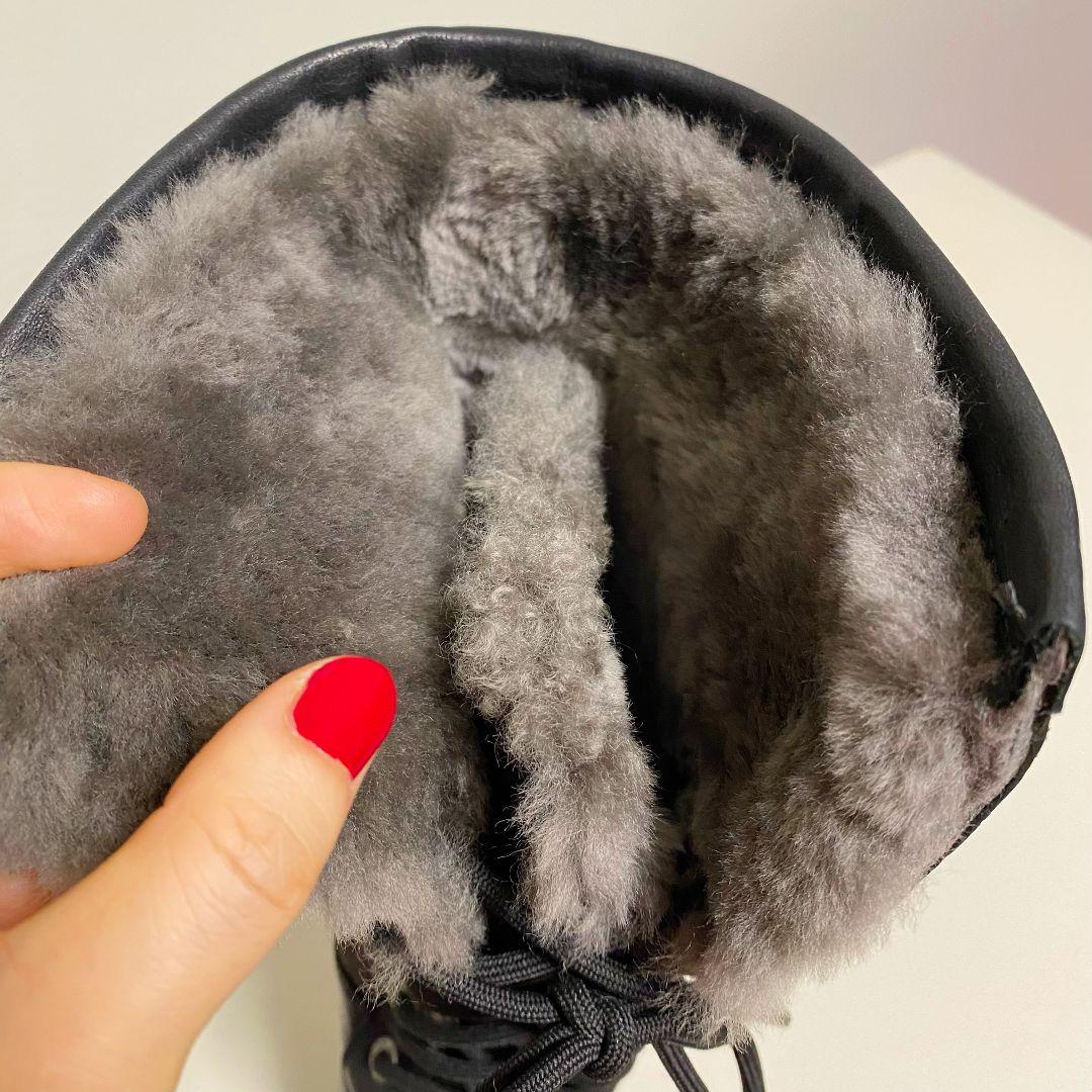 最後10時間15800❤️廃盤美品❤️UGG レザー　ロングブーツ　24cm