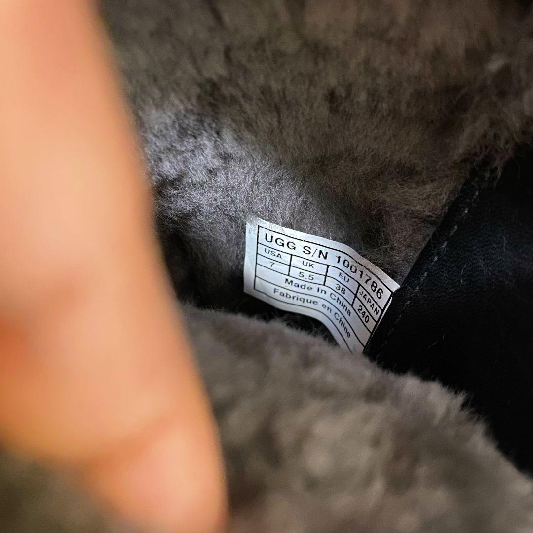 最後10時間15800❤️廃盤美品❤️UGG レザー　ロングブーツ　24cm