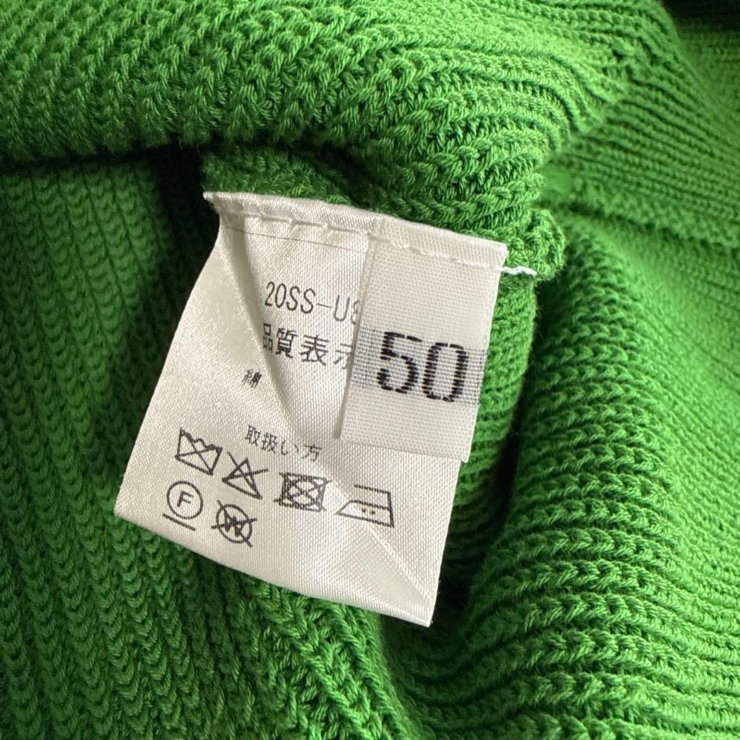 ハーマン　Cruciani グリーン ニットセーター