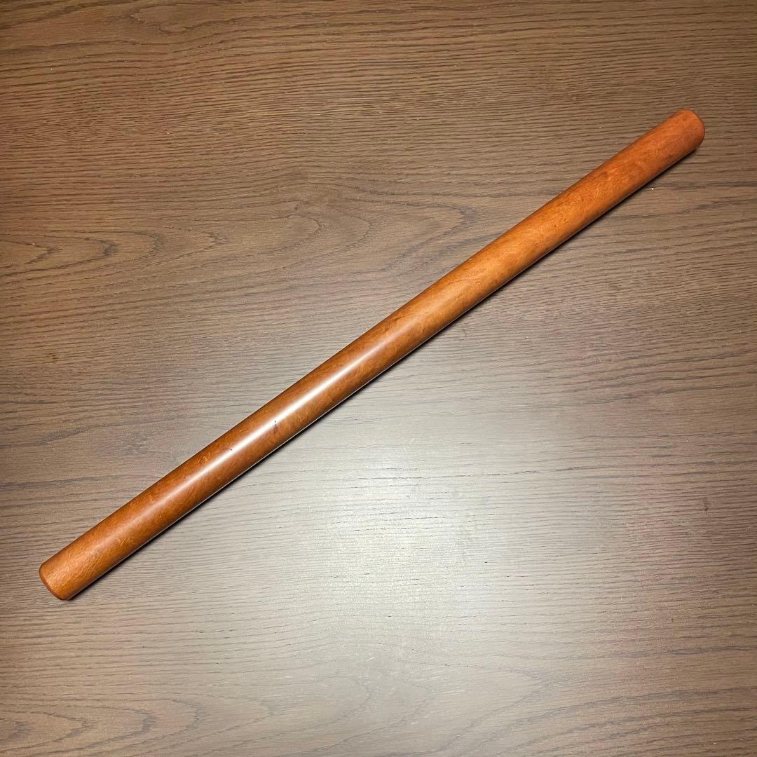 銘木 めん棒 (約)75cm(φ34mm)木製めん棒 蕎麦打ち オーダーメイド