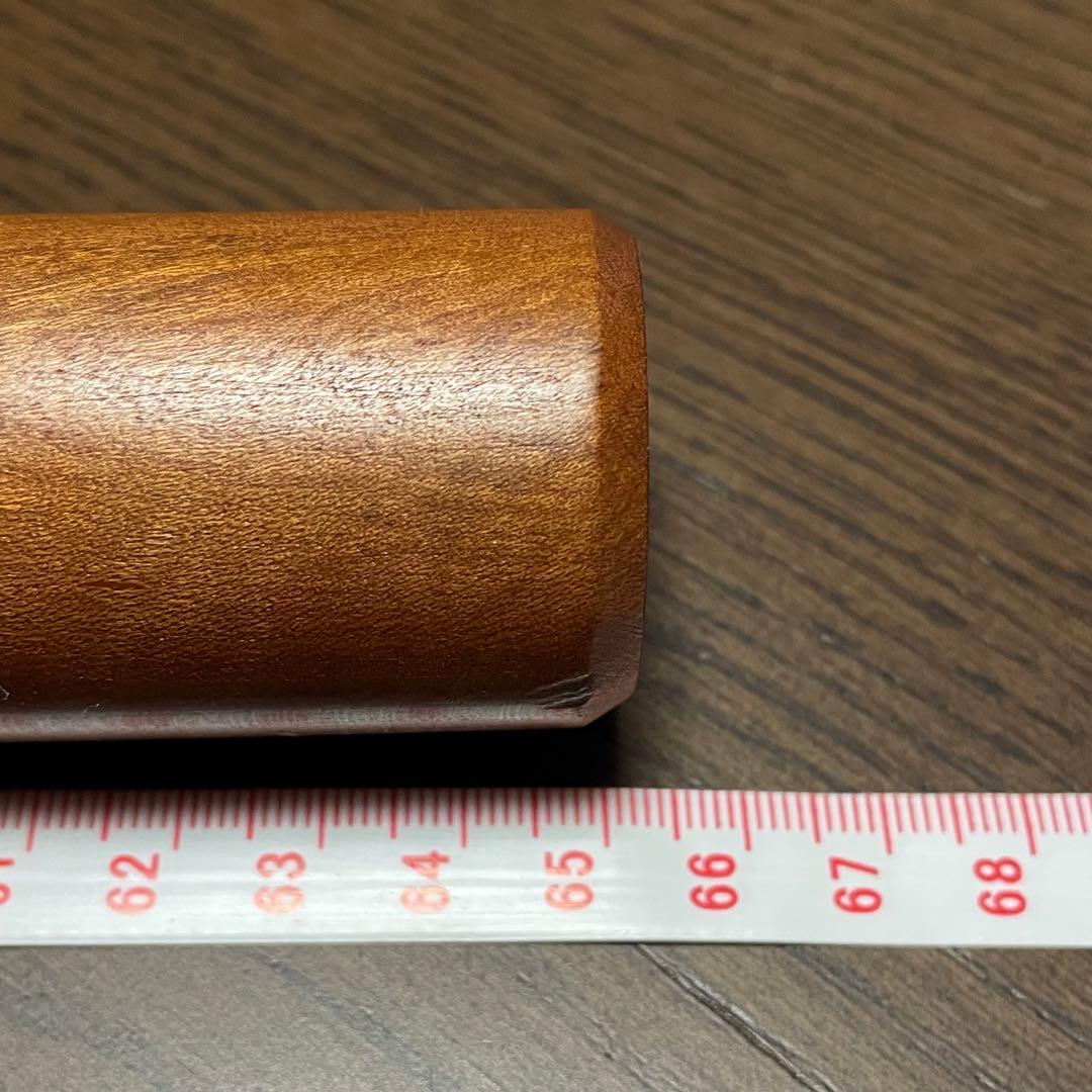 銘木 めん棒 (約)75cm(φ34mm)木製めん棒 蕎麦打ち オーダーメイド