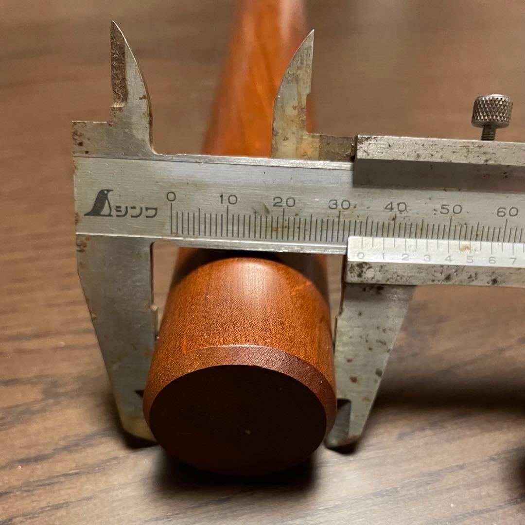 銘木 めん棒 (約)75cm(φ34mm)木製めん棒 蕎麦打ち オーダーメイド