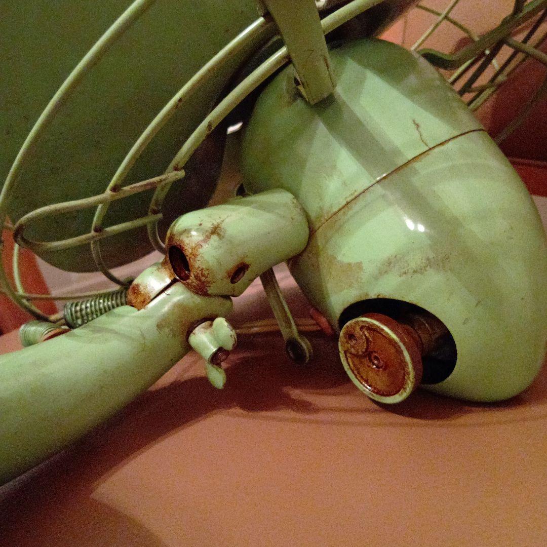 三菱　1950年代 オールド扇風機　鉄製　レトロ