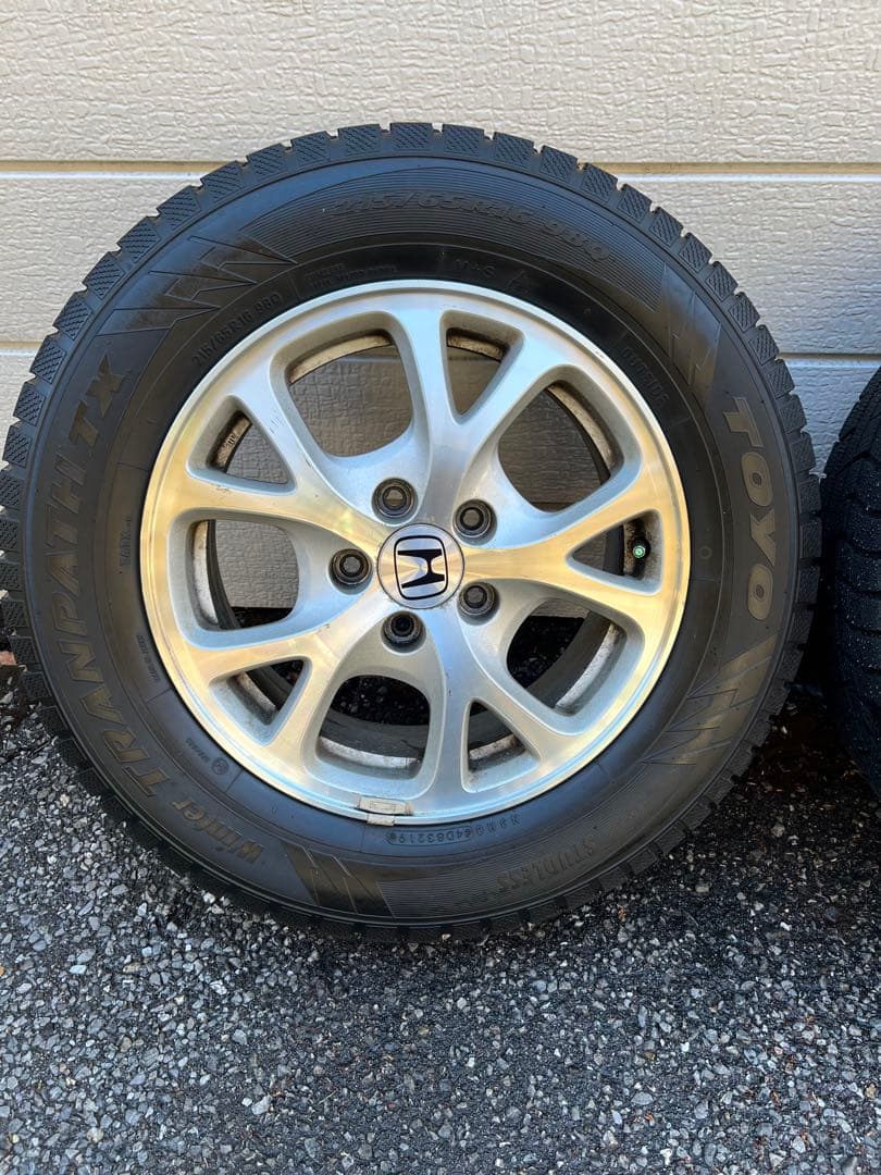 ホンダ　エリシオン　スタッドレスタイヤ&純正ホイールセットToyo 16インチ