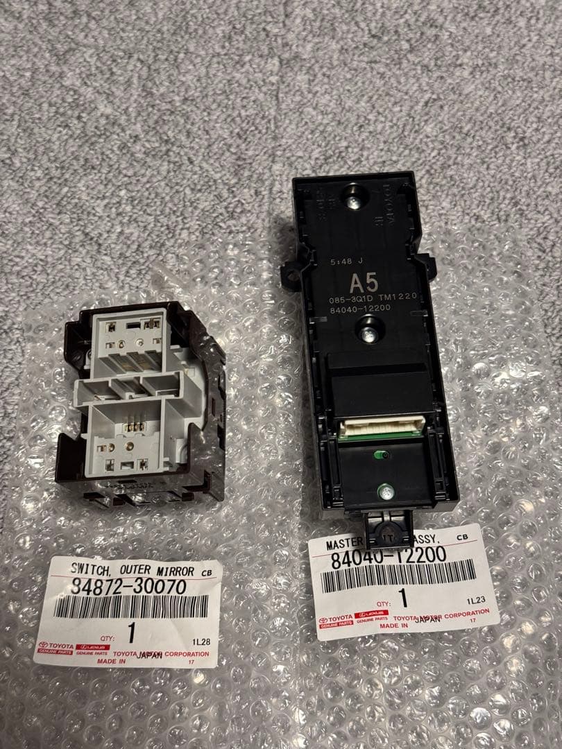 トヨタ サイドミラー パワーウィンドスイッチ セット