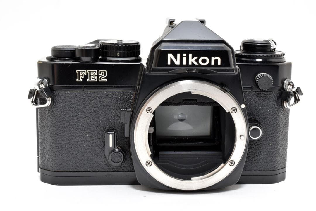 超美品 NIKON FE2 ブラック フィルムカメラ　モルト新品交換済 H242