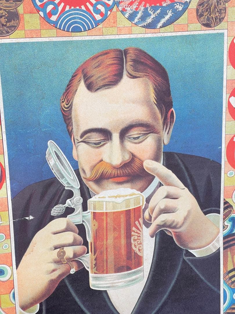 【極希少・特大B2サイズ】アサヒビール公式ヴィンテージ風ポスター2種＋額装