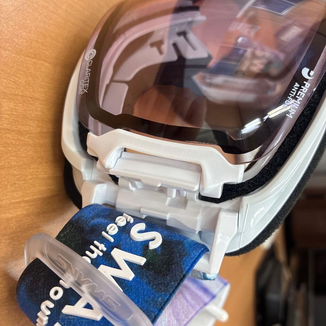 SWANS ゴーグル RIDGELINE リッジライン　調光レンズ　ホワイト